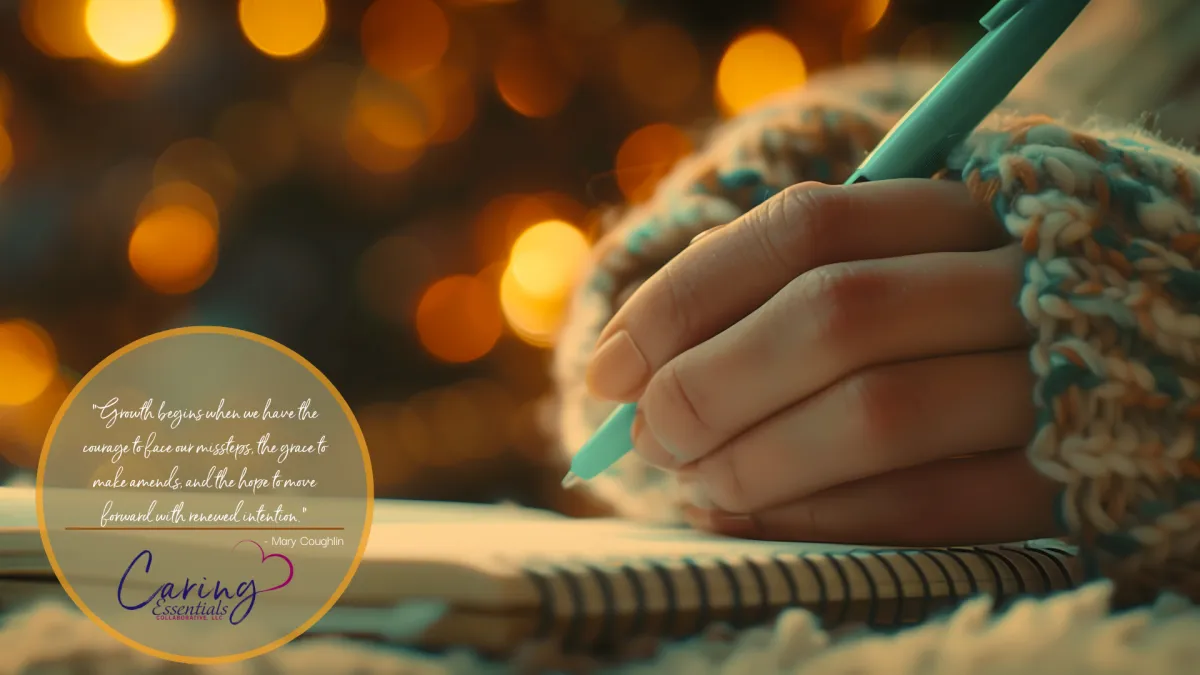 woman journaling