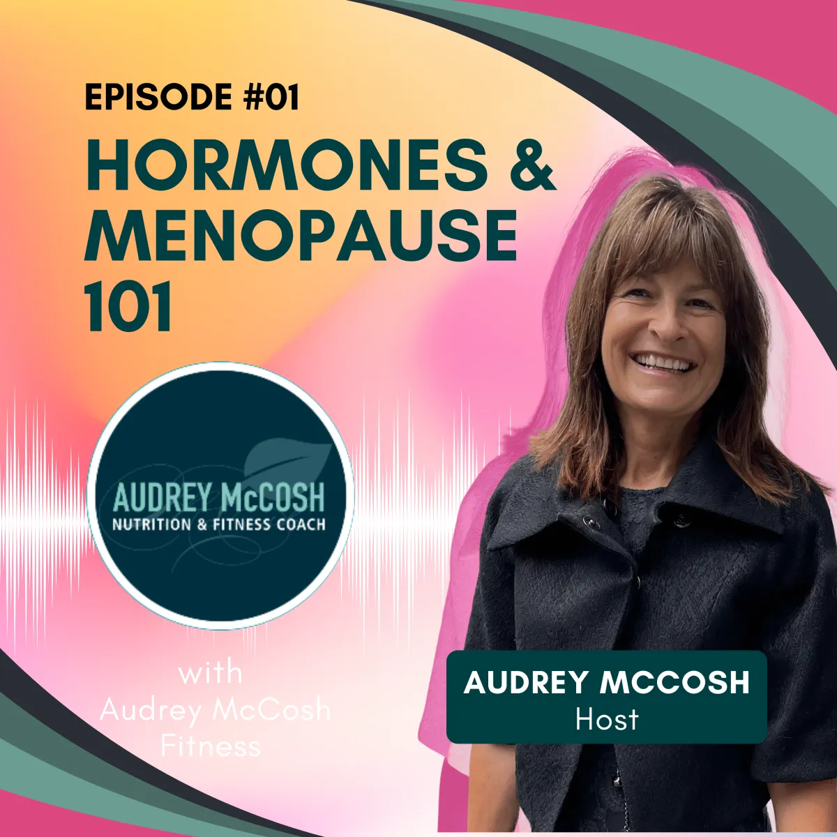 "Confident midlife woman smiling outdoors, representing strength and hormonal balance during menopause"