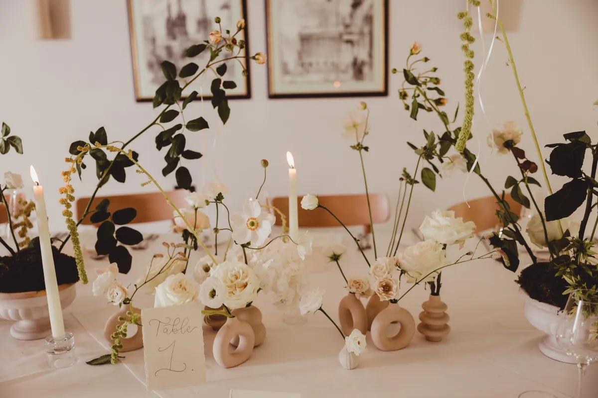 sustainable wedding table