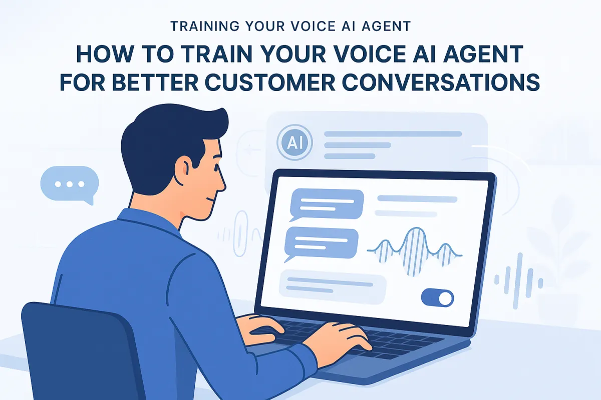 How to Train Your Voice AI Agent for Better Customer Conversations