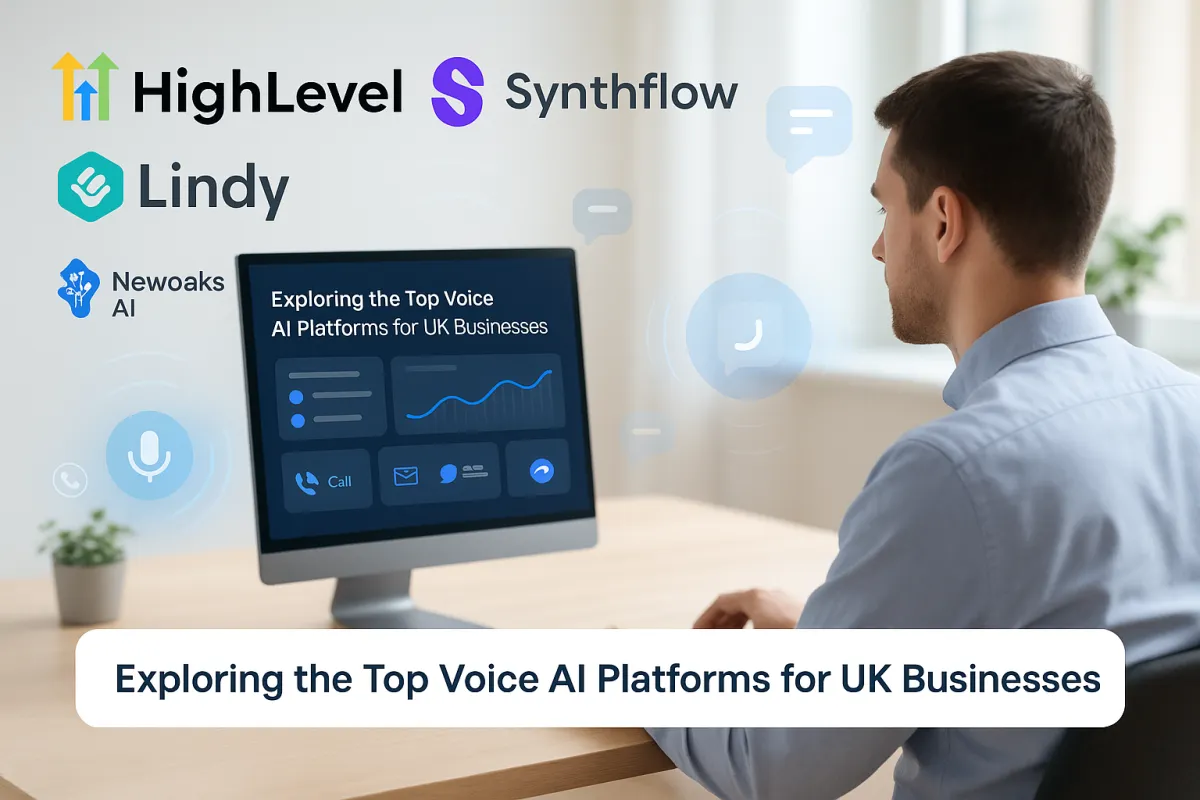 HighLevel Voice AI UK, Voice AI alternatives, UK Voice AI software, AI phone systems for business, Voice AI pricing comparison UK