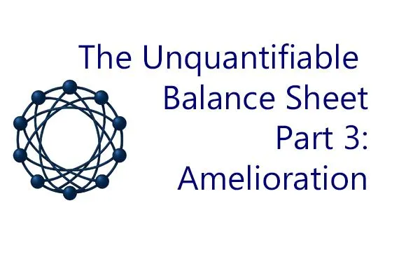 The Unquantifiable Balance Sheet Problem - Part 3: