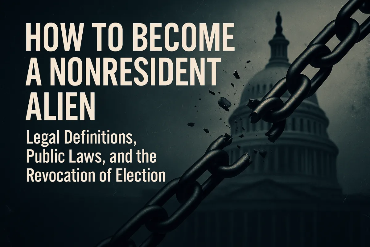 How to Become a Nonresident Alien