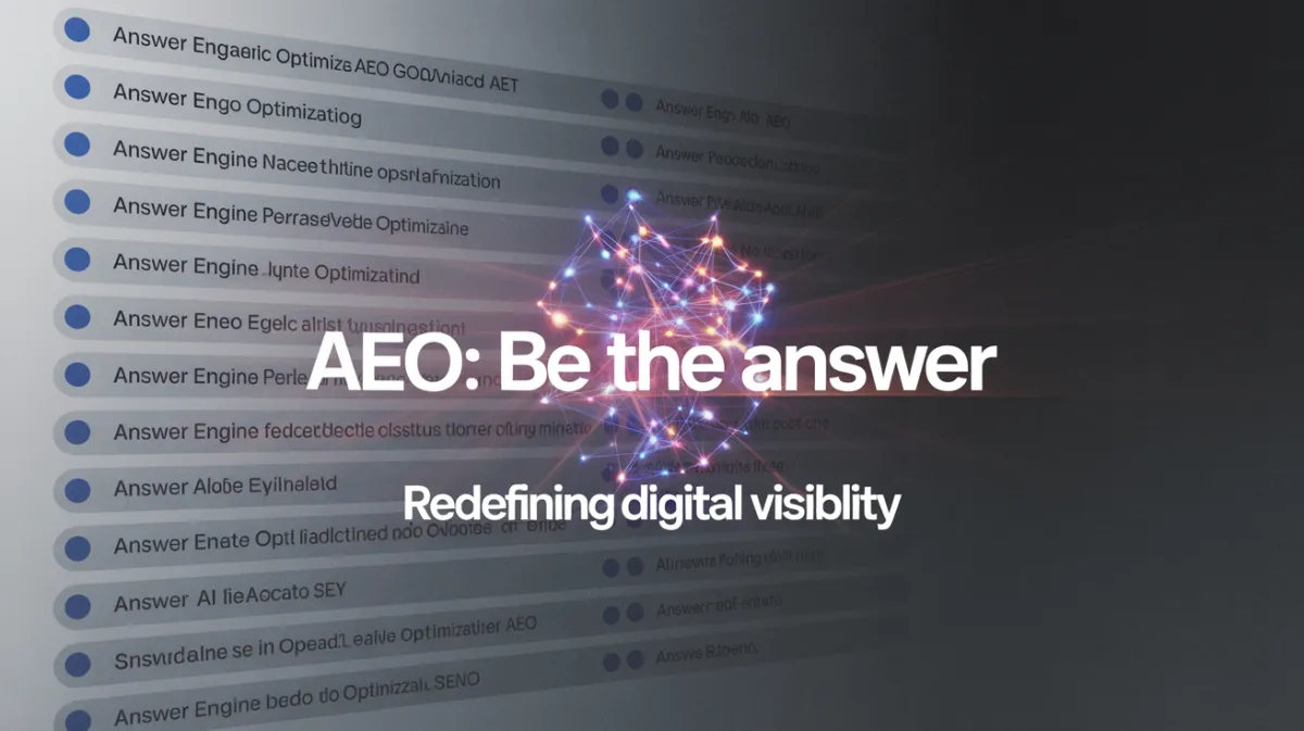 Answer Engine Optimization: The Future of Being Found