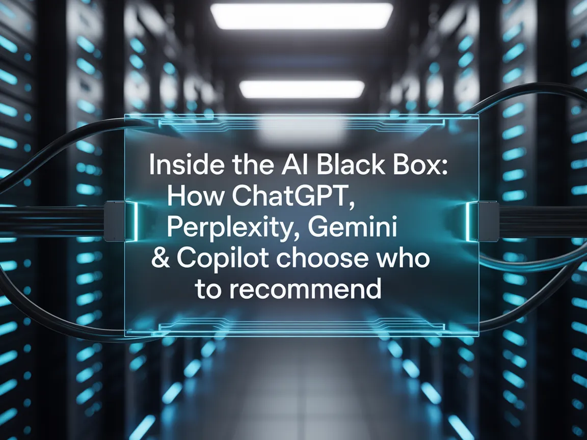 “Inside the AI Black Box: How ChatGPT, Perplexity, Gemini & Copilot Choose Who to Recommend”