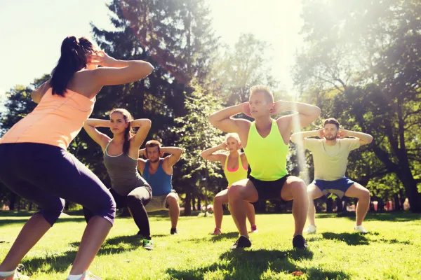 outdoor park workout