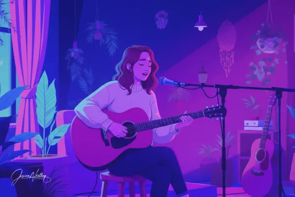 blog cover - girl playing guitar and singing