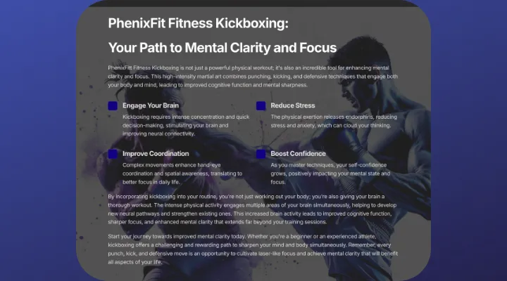 PhenixFitt Fitness Striking