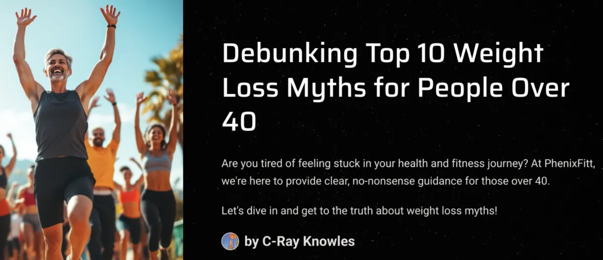 Debunking the Top 10 Weight Loss Myths for People Over 40