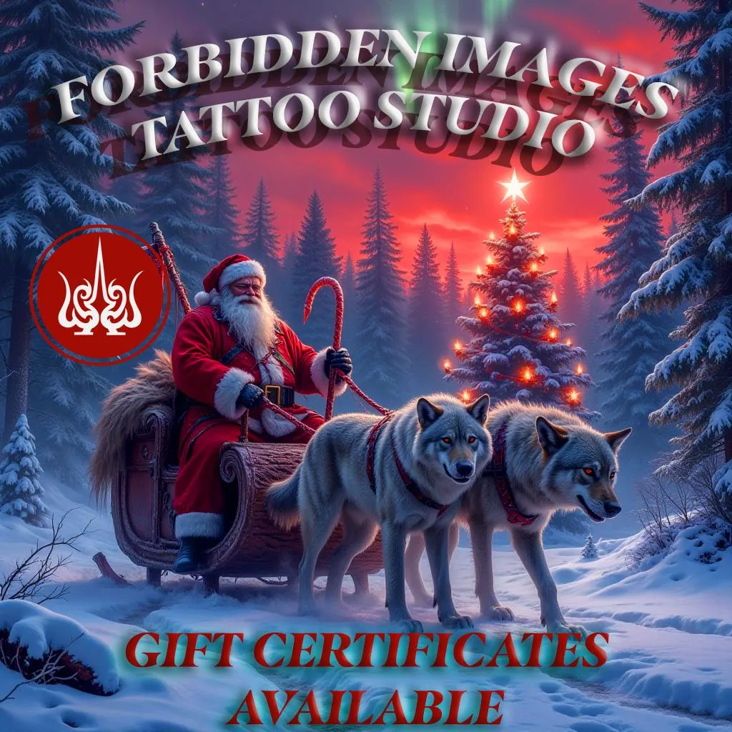 Forbidden Images Tattoo Art Studio: GIFT CERTIFICATES AVAILABLE NOW ! 