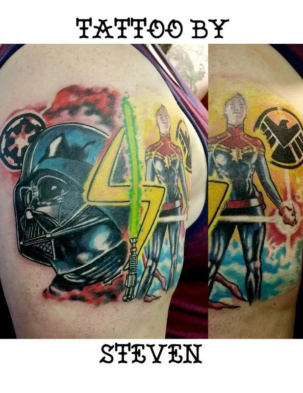 Star wars marvel mashup