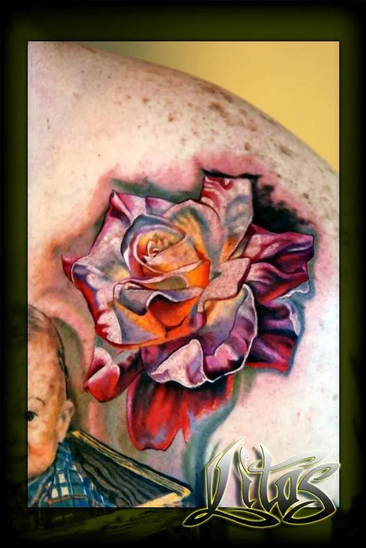 Glowing Rose