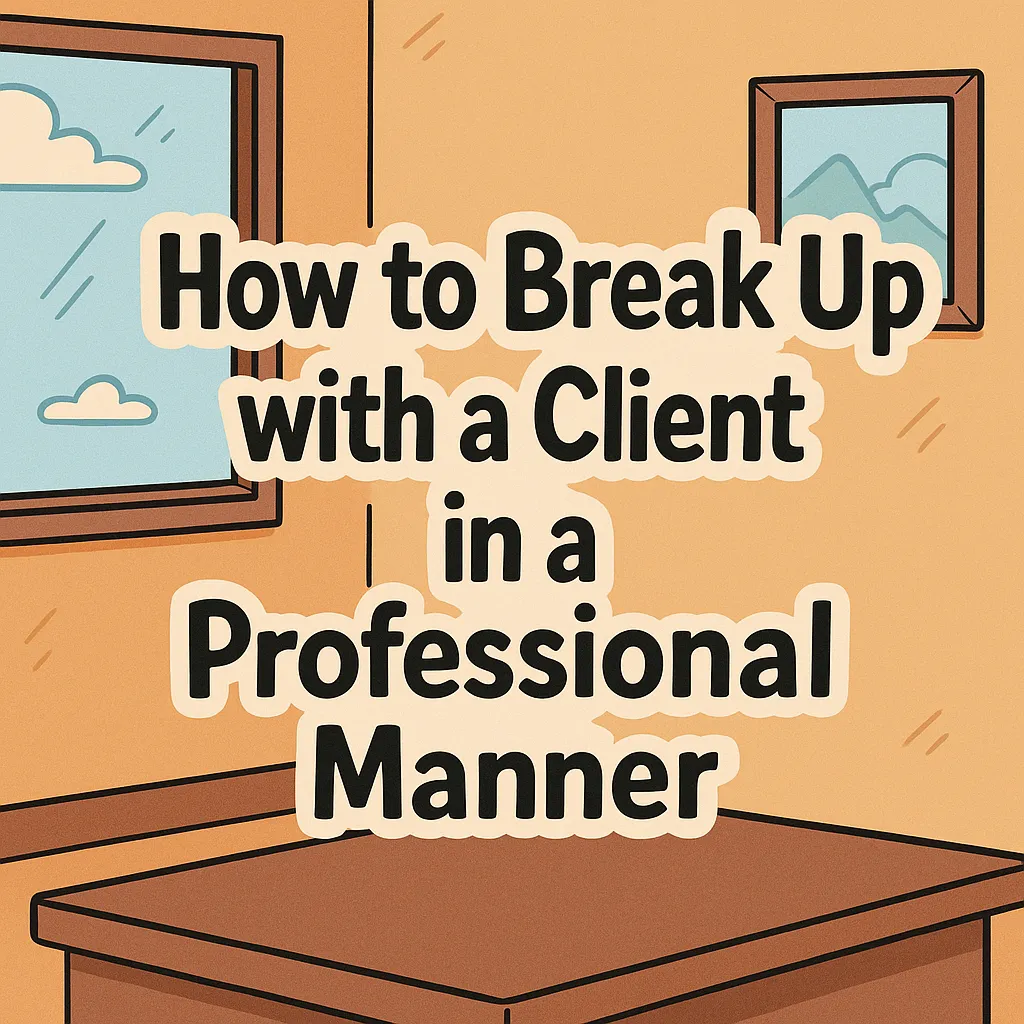 break up with a client