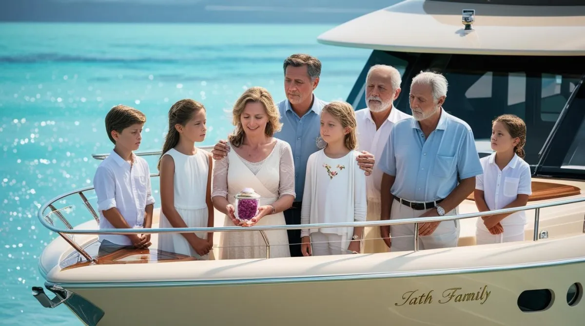 Sea Scattering of Ashes