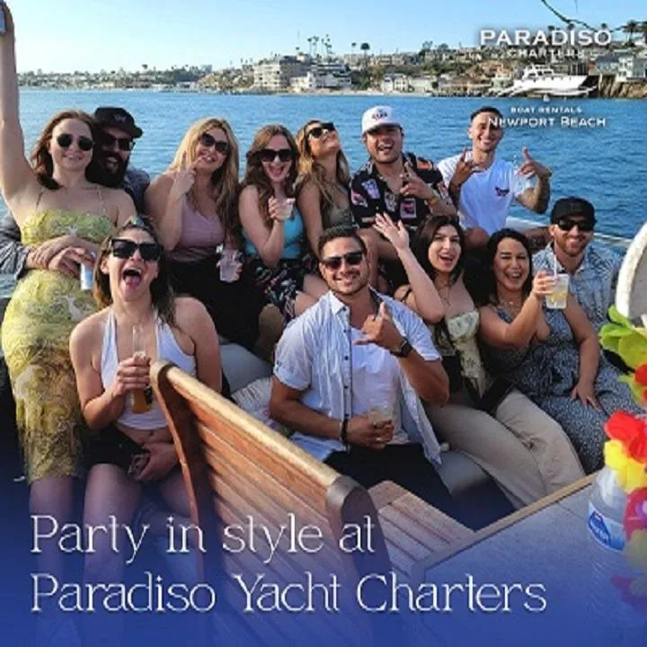 Party Boat Rental Newport Beach for Group Events