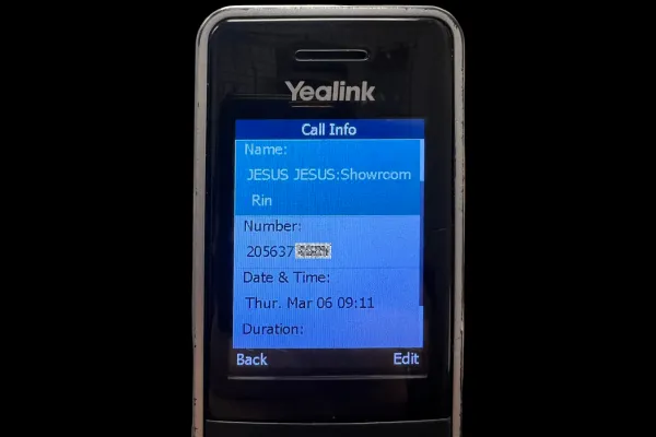 Jesus Caller ID