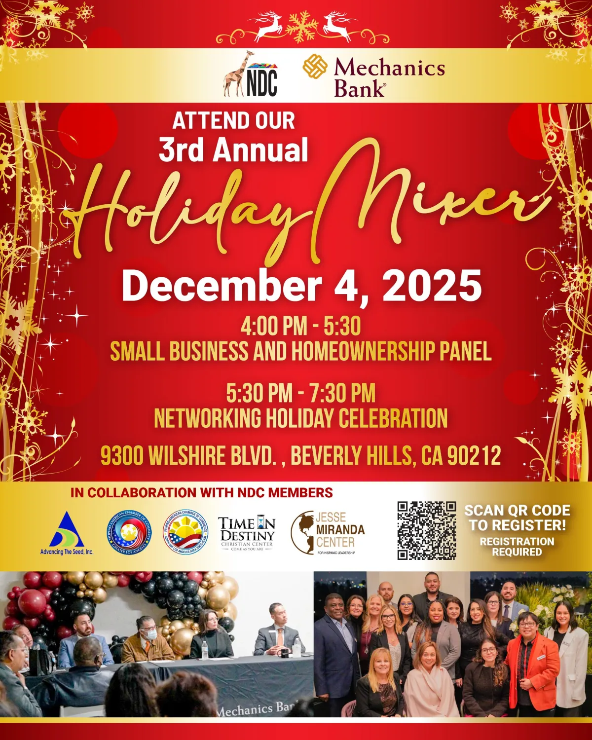 3rd Annual Holiday Mixer - NDC & Mechanics Bank