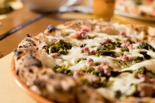 recette d'une pizza au levain naturel