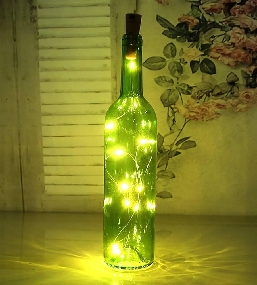 Lit-green-winebottle