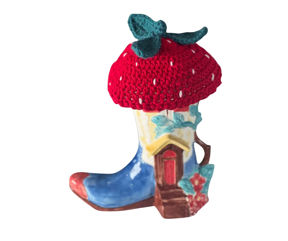 Strawberry Crochet Beanie