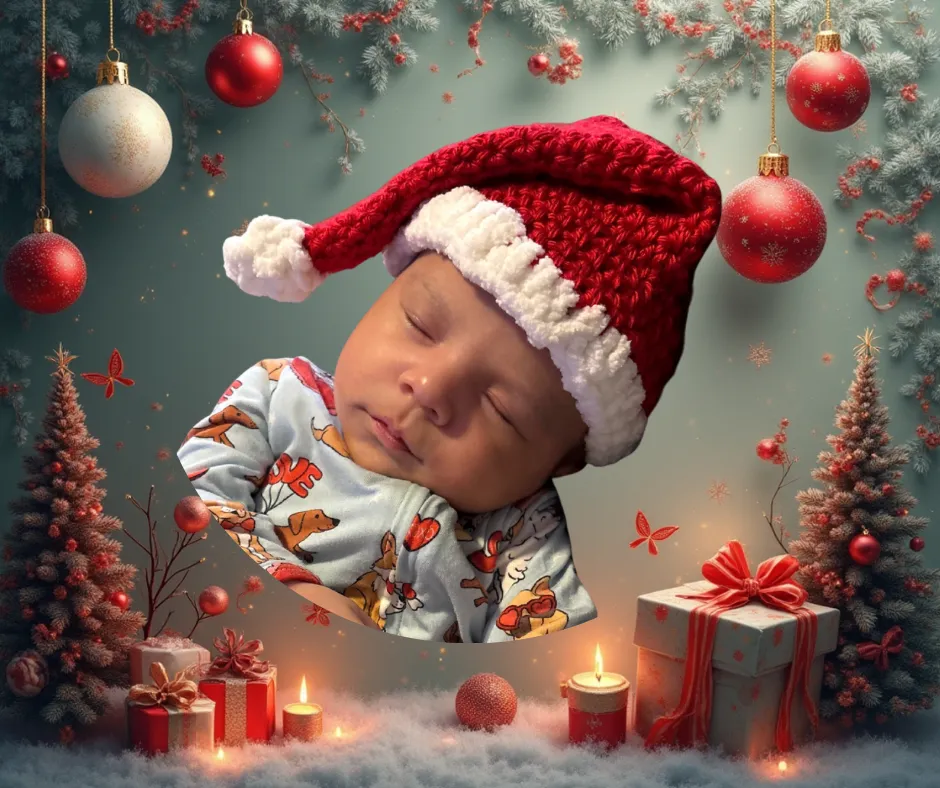 Baby Santa Crochet Hat Pattern