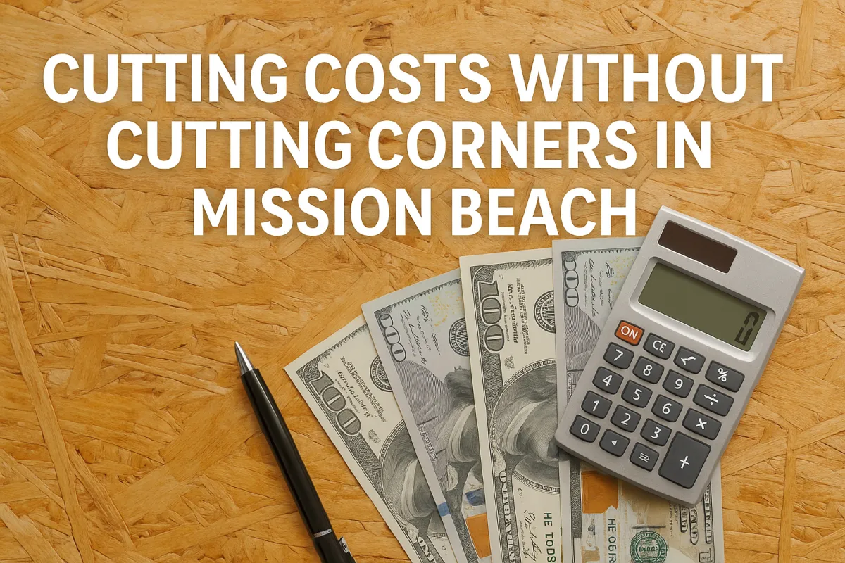 Cutting Costs Without Cutting Corners in Mission Beach