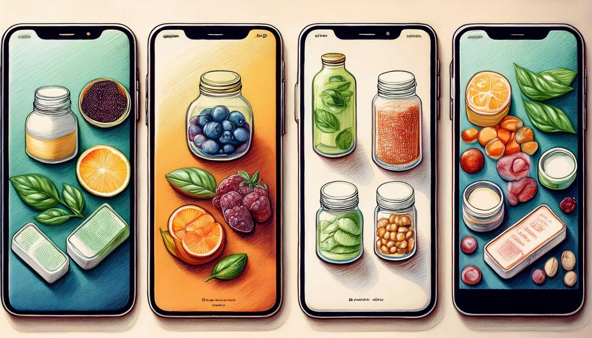 Collage of social media posts highlighting wellness ingredients like creatine gummies, bakuchiol, and tallow cream trending online.