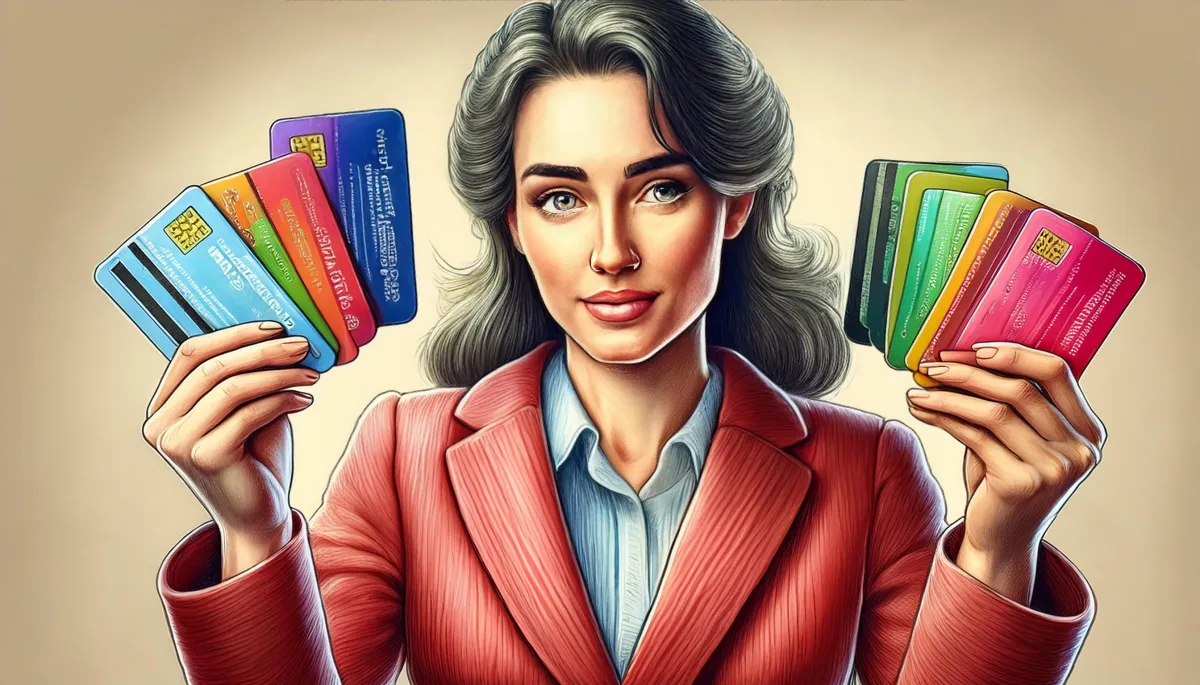 A close-up of a customer’s hand holding multiple unused loyalty cards, symbolizing saturation and fatigue.