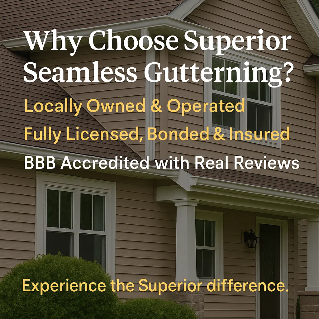Why Choose Superior Seamless Guttering? Trusted Local Experts in Ponca City
