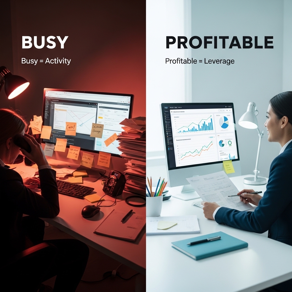 The Difference Between Busy and Profitable