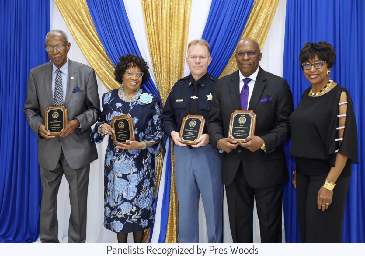 Panelists Recognized by President Woods of the Caroline County Branch of the NAACP (MD) at Freedom Fund Banquet 2024