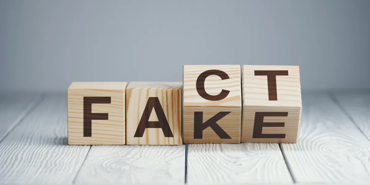 Illustration of fact or fake