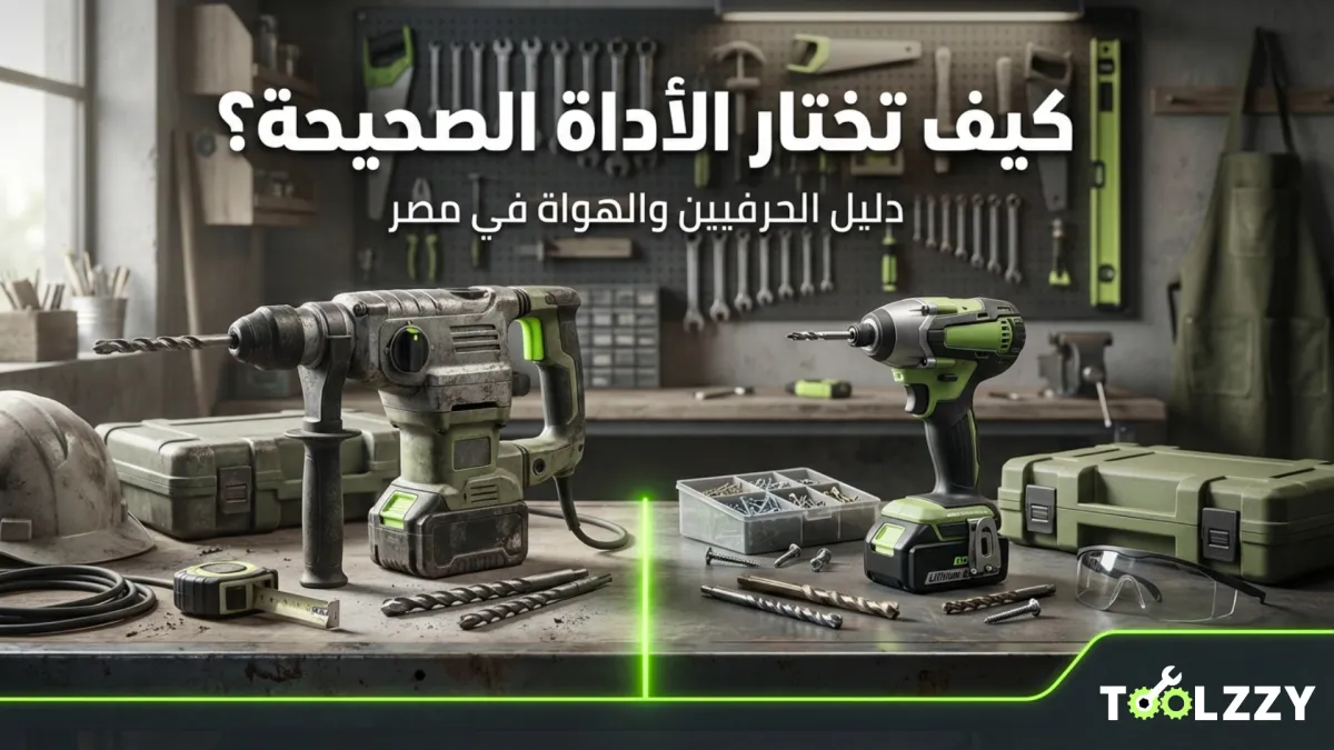 دليل اختيار العدد والأدوات المناسبة: إزاي تشتري صح؟ | Toolzzy