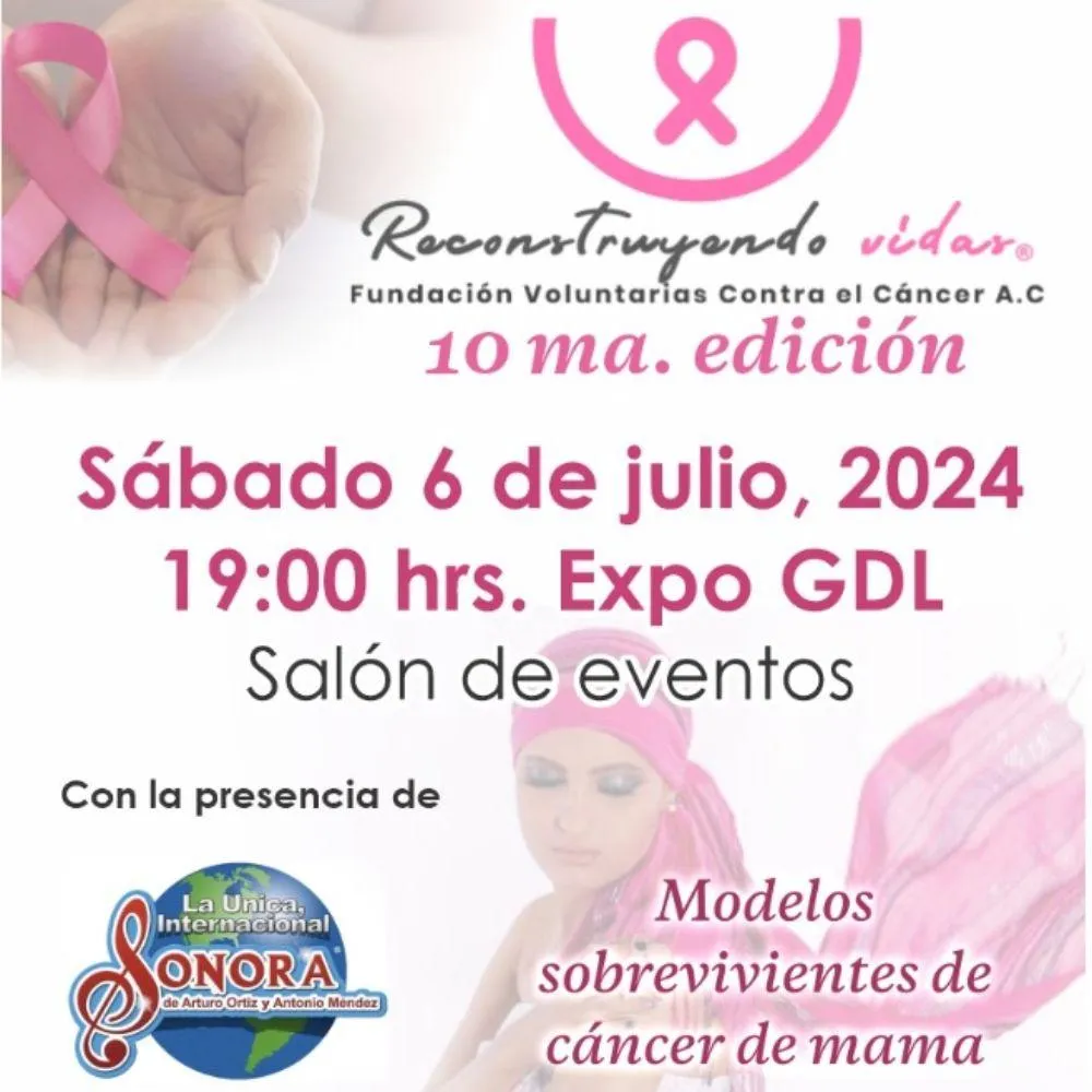 Evento de gala apoyando la reconstrucción mamaria para sobrevivientes de cáncer, organizado por la Fundación Voluntarias Contra el Cáncer.