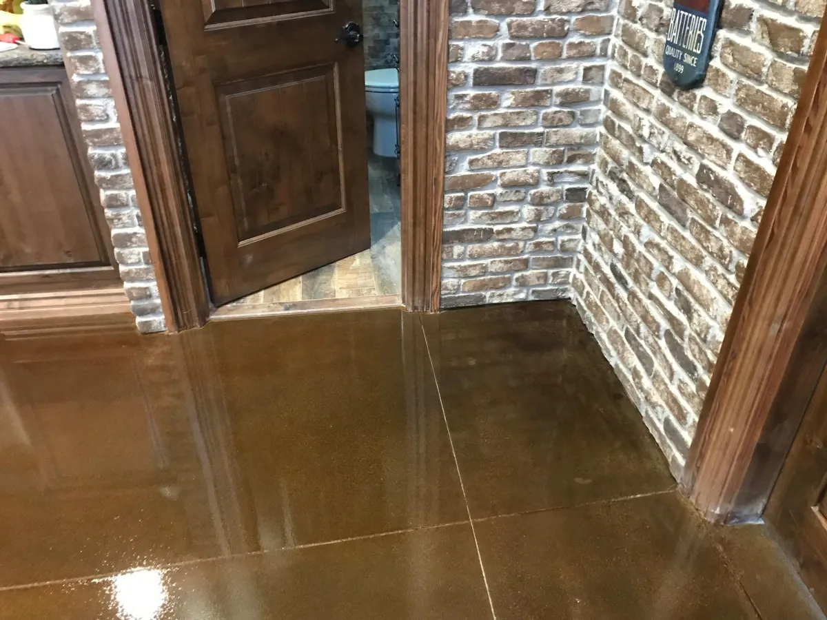 Polished concrete floor by Infinity Concrete Coatings