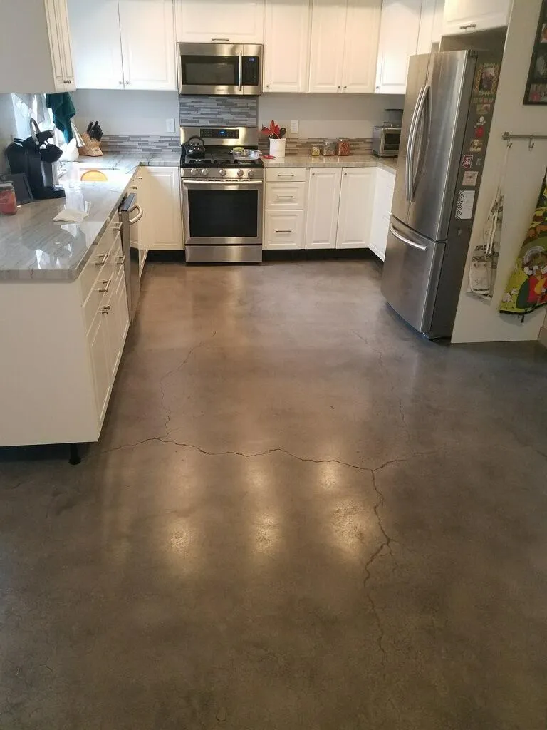 Polished concrete floor by Infinity Concrete Coatings