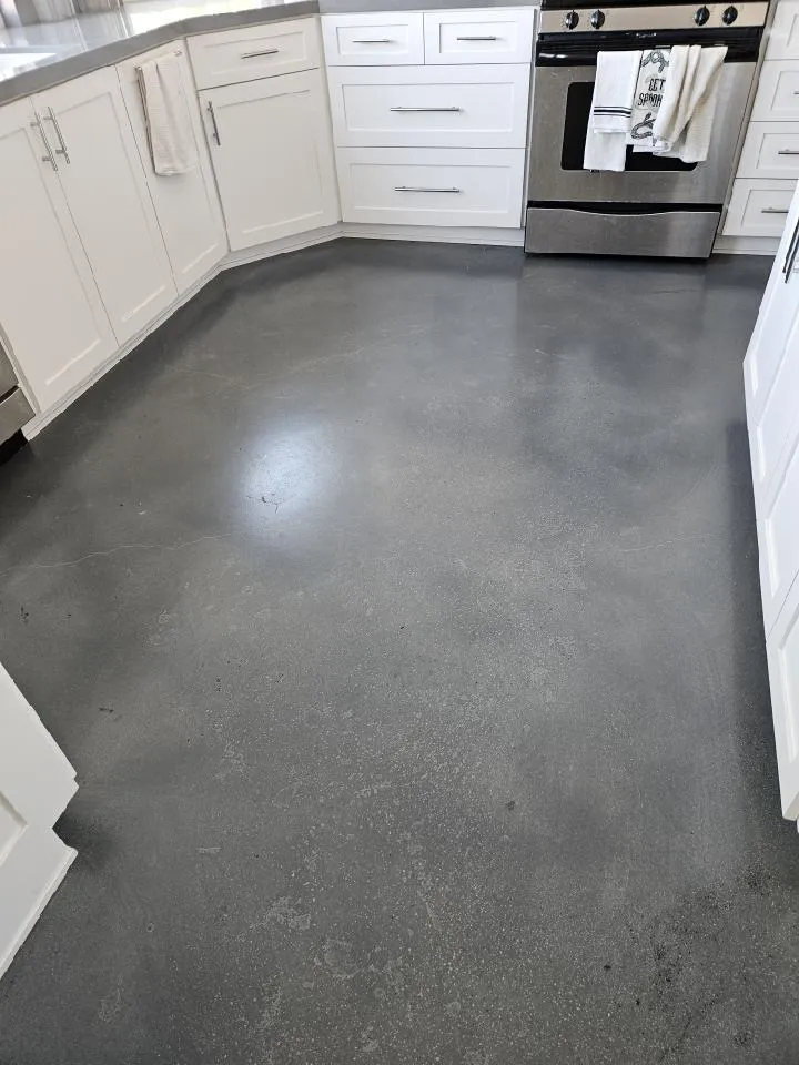 Polished concrete floor by Infinity Concrete Coatings