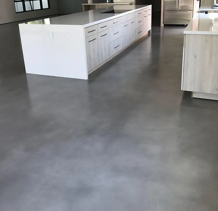 Polished concrete floor by Infinity Concrete Coatings