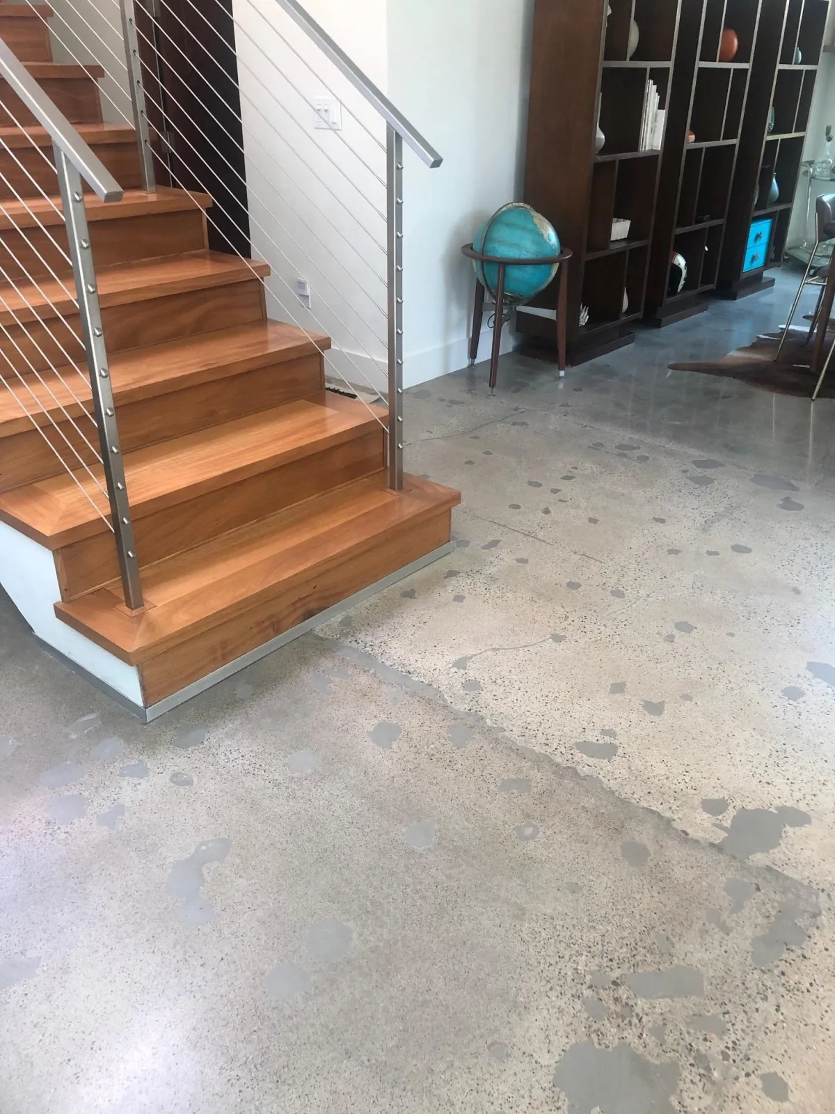 Polished concrete floor by Infinity Concrete Coatings