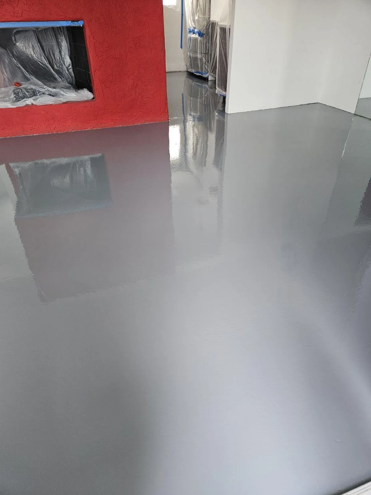 Polished concrete floor by Infinity Concrete Coatings