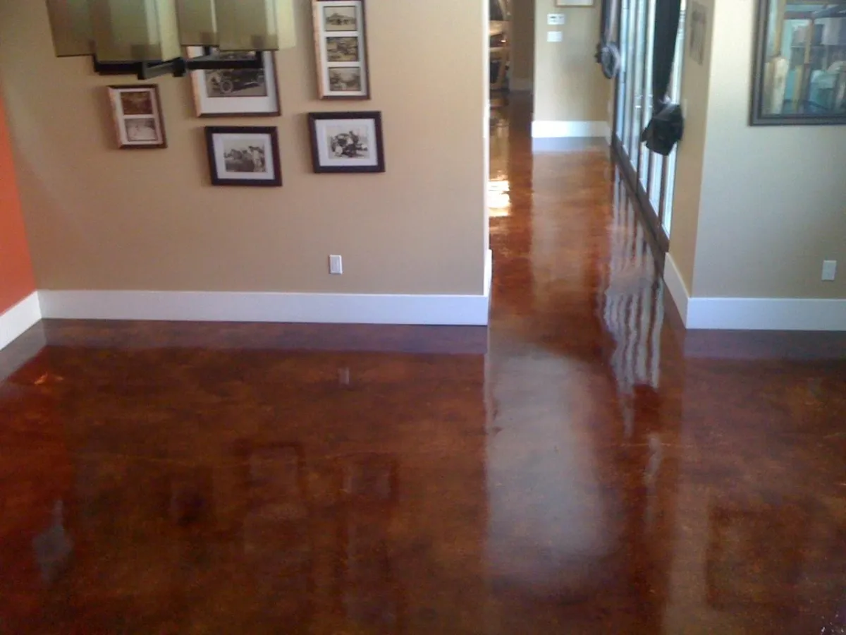 Polished concrete floor by Infinity Concrete Coatings