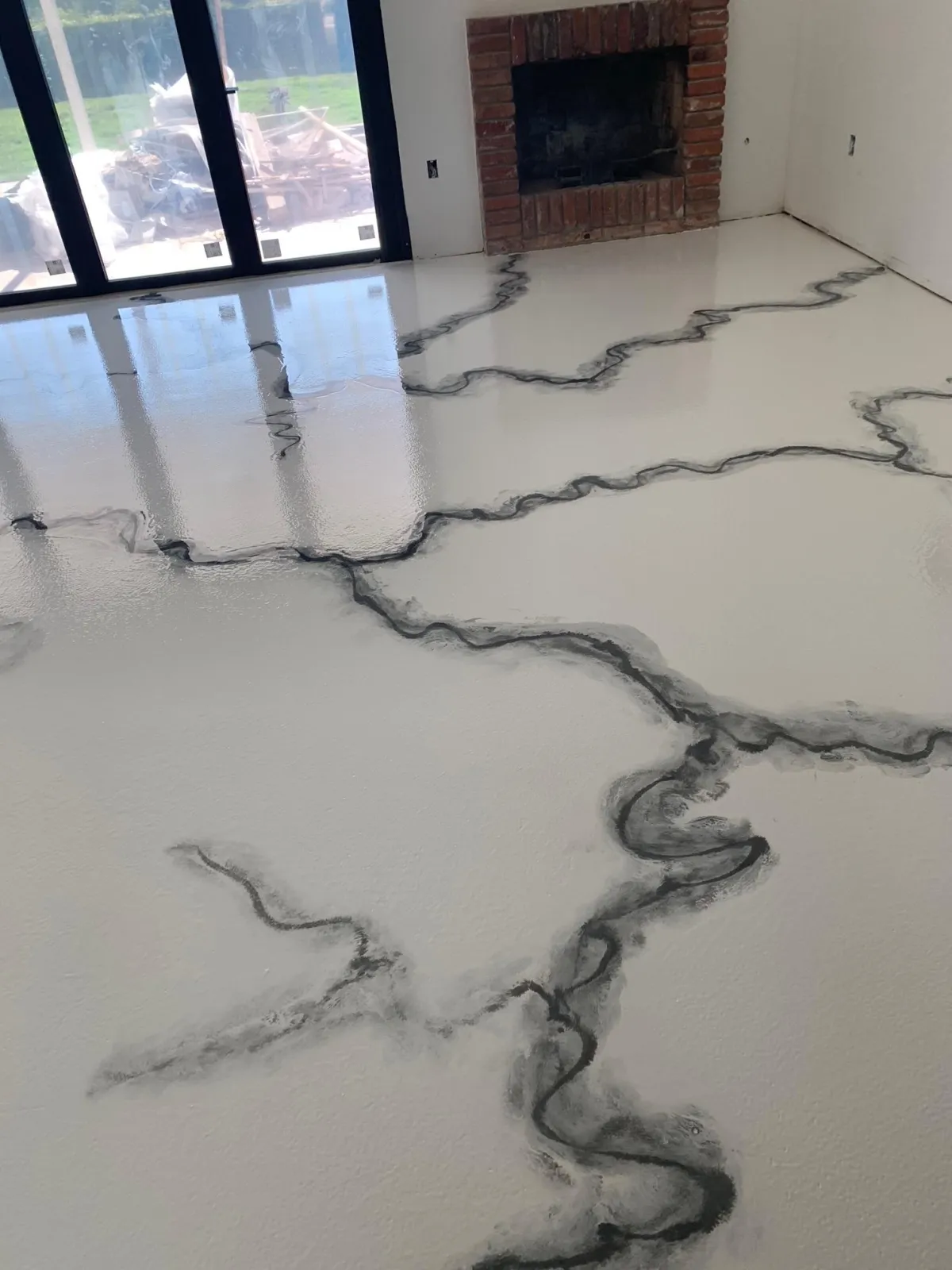 Polished concrete floor by Infinity Concrete Coatings