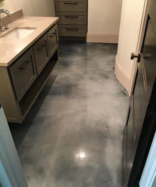 Polished concrete floor by Infinity Concrete Coatings