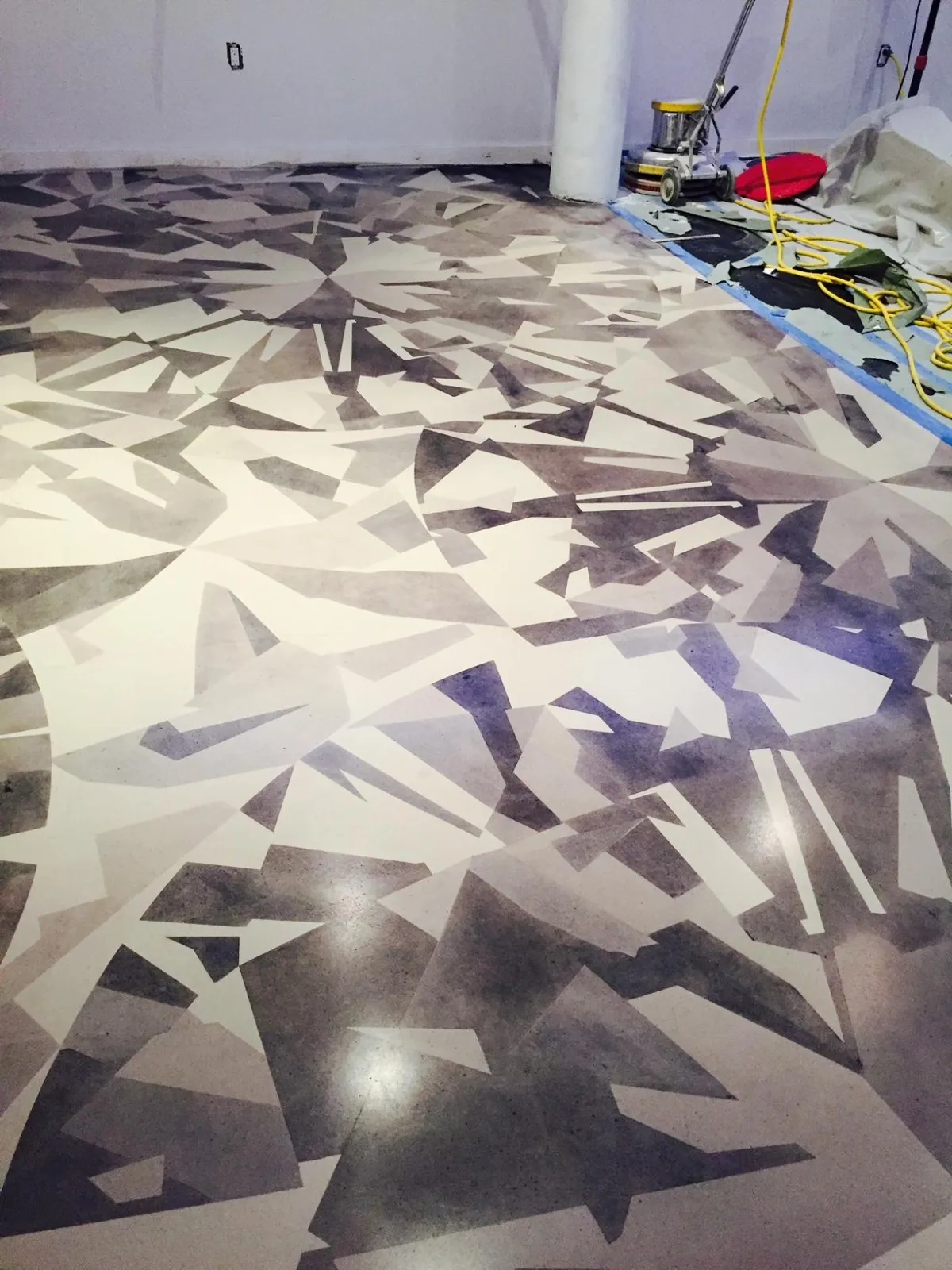 Polished concrete floor by Infinity Concrete Coatings