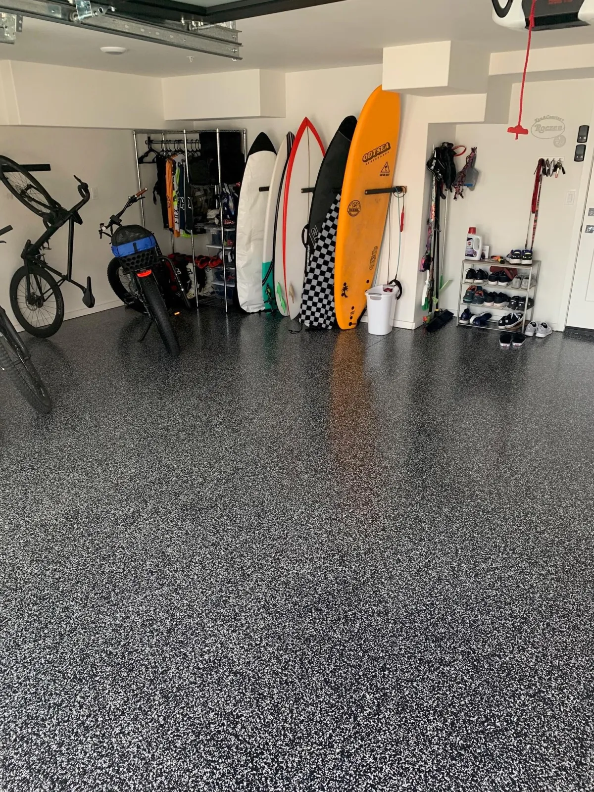 Polished concrete floor by Infinity Concrete Coatings