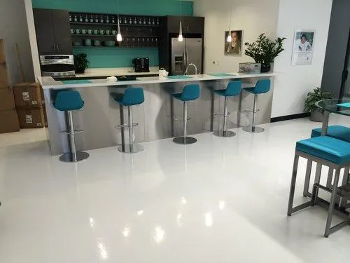 Polished concrete floor by Infinity Concrete Coatings