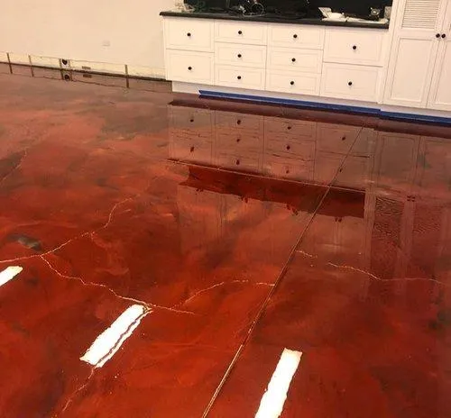 Polished concrete floor by Infinity Concrete Coatings