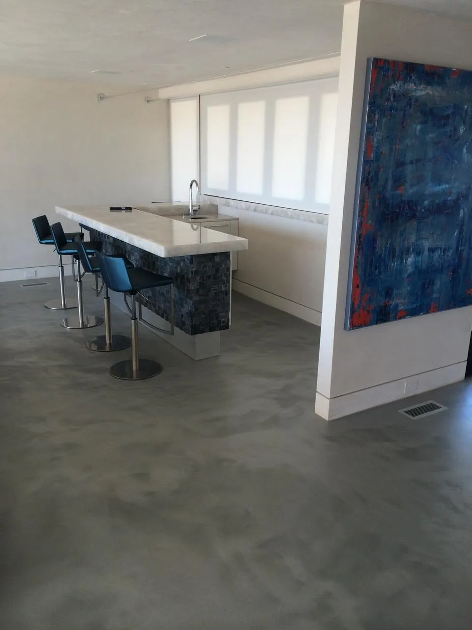 Polished concrete floor by Infinity Concrete Coatings