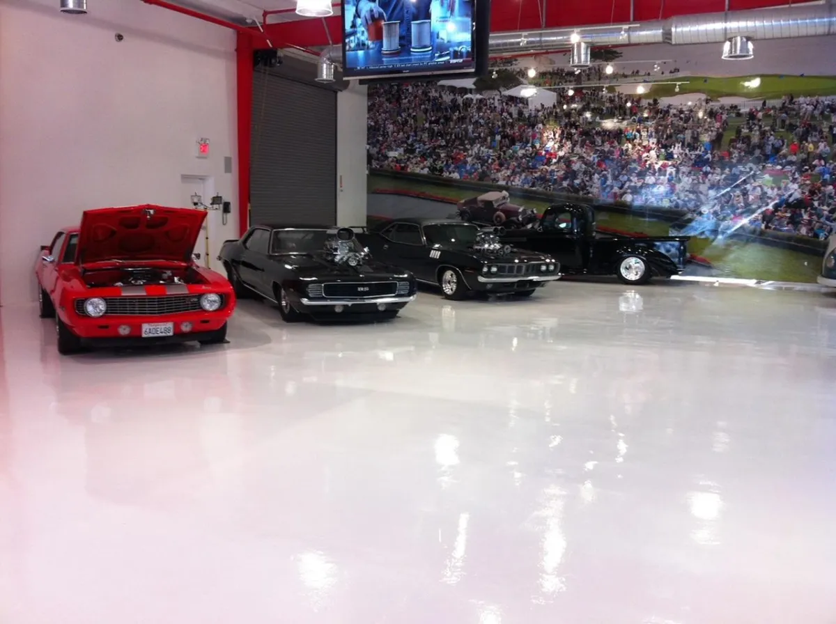 Polished concrete floor by Infinity Concrete Coatings