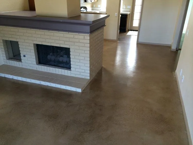 Polished concrete floor by Infinity Concrete Coatings